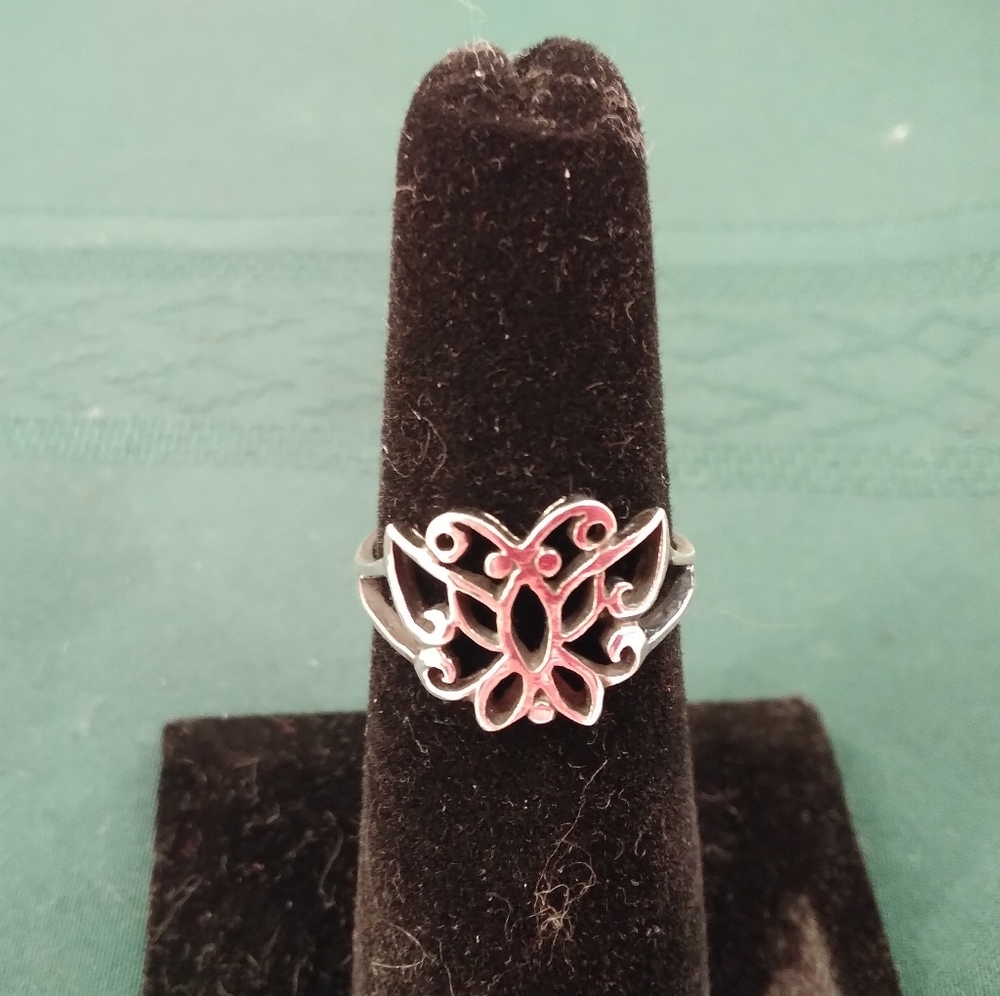 Sterling Silver Butterfly Ring Sizes 5, 6, 7,  9